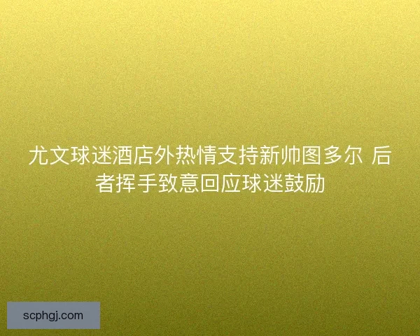 尤文球迷酒店外热情支持新帅图多尔 后者挥手致意回应球迷鼓励
